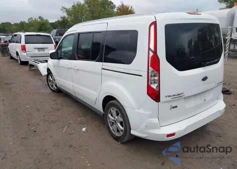 2014 Ford Transit Connect Titanium z USA, uszkodzony, nr VIN NM0GE9G79E1148234